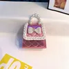 Mini borsette per ragazze in stile coreano Borsa a tracolla con fiocco principessa carina Kawaii Borsa per monete per bambini Borsa per feste per bambini