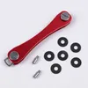 Gadgets al aire libre cadena inteligente mini llavero compacto soporte decorativo clip organizador de aluminio de almacenamiento para el hogar
