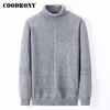 COODRONY Brand Turtleneck Sweater Men High Quality Fashion Casual Jumper Winter Thick Warm Slim Sweaters Soft Pullover Men Y1015 201224