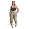 Frauen Kleidung Mode Plaid Print Zwei Stück Hosen Set Casual Großen Anzug 5XL Sommer Outfits Streetwear