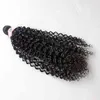 MEEPO Synthetische Haarbündel verworrene lockige Haarverlängerungen Ombre Black 70-80cm Weiche super lange webart Haarstrahl 3/6/9 PCs Gefälschte Haare AA220309