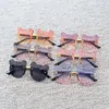 Crianças adoráveis mouses sem orelha óculos de sol ratos de grife de animais lentes de cor de forma de cor de copos fofos 6 cores por atacado