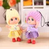 Новые детские игрушечные куклы 8 см мягкой интерактивной детской куклы Mini Doll для девочек дети день рождения подарки на день рождения маленькая кулон