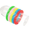 Anti-moustiques Bracelet anti-insectes Lutte antiparasitaire Repousser la bande de poignet Insecte Éloignez les insectes pour les enfants adultes Mélangez les couleurs DHL SN4721