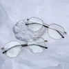 Nya platt ljus Mens Womens Eyeglasses GG1125OA Square Frame Classic Style Style Transparent Glasses Top Quality Original Box