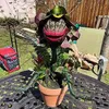 Decorative Flowers & Wreaths Piranha Decoration Without Pot Movie Props Horror Halloween Unique Flower Accessory