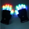 새로운 LED 레이브 장갑 미트 깜박이 손가락 조명 장갑 LED 다채로운 LED 마법 장갑 축제 빛을 빛을 위로 올라간다