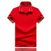 Magliette polo a maniche lunghe firmate da uomo con tecnologia di ricamo in cotone Luxury Italy Uomo Abbigliamento Manica corta Moda Casual da uomo T-shirt cuasali estive