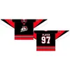 Nik1 Customized 2009 10-Pres OHL Mens Womens Kids White Red Black Stiched Niagara IceDogs s 2007 08-2008 09 Ontario Hockey League Jerseys