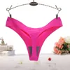 Femmes vêtements string glace soie été Sexy sans couture culotte taille basse string Ultra mince dame sous-vêtements Lingeries culotte livraison directe