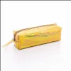 Purse Iridescent Laser Pencil Case Quality Pu School Supplies Stationery Gift Pencilcase Cute Box Tools Drop Delivery 2021 Baby Kids Dhhpt