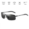 Nuevas gafas de sol polarizadas de lujo para hombres para conducir, pescar, senderismo, sol, gafas clásicas Vintage para hombres, gafas negras UV400
