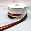 Custom Ribbon Personal Printed Golden Edges Satin Rubban Tape Wedding Party Favor Giftbox Baking Wrapping Bouquet 220608