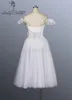 Kobiety White Fairy Profesjonalne balet Długie Tutu ze skrzydłami, La Sylfide Romantyczna Balet Tutu Sukienka Ballerina Dress BT8909