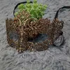 Lace Masquerade Mask Women Venetian Style Eye Mask for Halloween Carnival Party Prom Ball Fancy Dress Gold309o230Z4048479