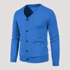 Hommes Chandails Hommes Cardigan Automne Mâle Outwear Hommes V-cou Argyle Rétro Japonais À La Mode All-match Casual Confortable Blusa De Frio MasculinoMen's