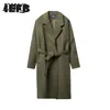 IEFB /Men's Wear Overkene Long Casat Moda espessamento Mantenha o sobretudo de lã quente masculino de tamanho grande de tamanho grande 9y879 201223