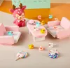 Mini Hars Duck Miniatuur Cijfers Decor Fairy Tuin Landschap Aquarium Dollhouse Ornament Potplanten Kerst Baby Gunst BBA13457