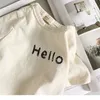 Babykläder Jumpsuits Rompers 100 Cotton Thin Style Oneck Kort ärm Letter Printing For Boys and Girls Summer Onepiece For8595585
