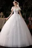 Other Wedding Dresses Floor-length O-neck Dress 2022 Classic Lace Up Ball Gown Princess Luxury Vestido De Noiva Robe Mariee Plus Size