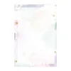 Bloco de notas Mypretties Fantasia roxa aquarela Reabilições em branco A5 A6 Notebook Documentos para 6 buracos Organizador 40 folhas de preenchimento PapersNotepad