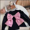 Ensembles de vêtements Bébé Enfants Bébé Maternité Filles Tenues Enfants Big Bow Topsanddenim 2pcs / Se Dh7Mf