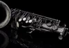 Nuovo sassofono contralto in mi bemolle placcatura autentico sax nero perlato nero Strumenti musicali professionali Accessori per bocchini