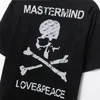 Męskie koszulki letni styl Mastermind World Hole T-shirt jakość ponadgabarytowych nadruk z czaszką Tee topy MMJ mężczyźni kobiety koszulka z krótkim rękawem męska