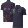 T-shirt con risvolto della squadra estiva della polo da corsa F1 personalizzazione dello stesso stile