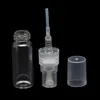50pcs / Lot 2ml 3ml 5ml 10ml Bouteille de parfum rechargeable en verre transparent portable avec flacons cosmétiques de parfum vides avec atomiseur 220711