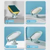 Leaf Shape Dish Drain Holder Shower Soap Box sponge Storage Plate Tray Supplies Bathroom Gadge 220622