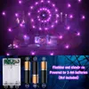 Strings Waterproof Spider Web Lights Halloween 70 LED String Cobweb With Remote For Outdoor House Window Party DecorationLED StringsLED