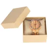 Relógios de pulso banda de aço inoxidável women women wooden watches for Men luminous pontenters conciso dial moda quartzo de madeira wristwatc horloge dame