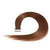 Kolorowe ludzkie remy Hair Extensions Skóra Weft Tape Włosy 100 g/40 kupi podwójne strony kleju