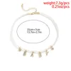 Chokers Cute Imitation Pearl Chain BABY Letters Choker Necklace For Women Girls Gold Trendy Crystal Charms Collar NecklaceChokers Godl22