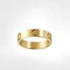 Titanium Steel Gold silver love cz diamond Ring For Men Women Wedding Engagement lovers Jewelry