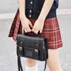 Vintage Black Women's Bag Trend Japanese Style Jk Uniform Crossbody Shoulder Bag Student Fashion Book Mochila Feminina 220506