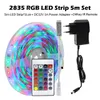 LED-Streifenlicht RGB 5050 Lichter Musik Sync Farbwechsel Integriertes Mikrofon App-gesteuerte Lichterketten 5M 10M 20M