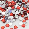 Cristal corazón piedras croc Charms corazones para tesoros piratas colores surtidos plástico gema florero relleno mesa dispersa