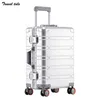 Travel Tale Dight Aluminum Suitcass Business Business Case Case для J220708 J220708