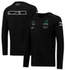 2022 F1 Racing Suit T-shirt Fórmula 1 Driver Fãs Camisetas de manga comprida Uniforme de equipe de corrida Jersey Tops Verão Causal Camisetas masculinas