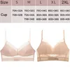 Spitze Sexy Rückenfreier BH Bedruckte dünne Unterwäsche Low Back Mesh Büstenhalter Push Up Bralette Hohl Crop Top Tief U Unsichtbare BHs 220519