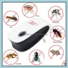 Pest Control Hushåll Sundries Home Garden MTI -Använd elektronisk trasonisk repeller myggmordare kackerlackans insektsmöss gnagare droppe deliv