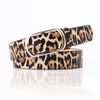 Belts Fashion Designer Leather Belt Woman Leopard Snake Print Waist For Women Female Cinto FemininoBelts Forb22