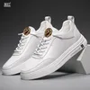 NOUVEAU concepteur Robe conseil hommes Chaussures de soie de glace chaussures blanches quatre saisons sport Extra grande taille chaussures décontractées quotidiennes Zapatillas Hombre A13