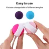 Nxy Eggs Bullets Vaginal Muscle Exerciser 4 6pcs Kegel Balls Doctor Recommended Waterproof Silicone Geisha Ball Vagina Tight Dumbbell Simulator 220509