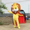 Costumes de mascotte Animal Roi Lion Simba Costume De Mascotte Personnalisé Fantaisie Tenue Anime Kits Mascotte Thème Déguisement Carnaval Costume