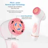 3-IN-1 Electric Facial Cleansing Brush Face Deep Cleaning Silicone Brush Rotating Vibration Massager Skin Blackhead Pore Cleaner 220514