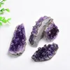 Ametyst Decor Home Decor Geode Natural Purple Crystal Quartz Kwarc Energy Healing Mineral Stone Rock 60-80G 80-100G