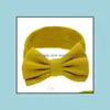 Hoofdbanden Haar sieraden MTI Colors Ins Lovely Big Bow Candy Color Accessories Fashion Kids Baby Children Hairband Ship Drop levering 2021 speelgoed